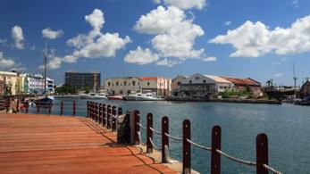 Blick auf den Hafen von Bridgetown – Barbados