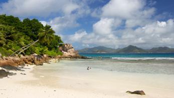 Strand von Seychellen