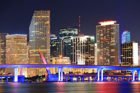 Miami bei Nacht