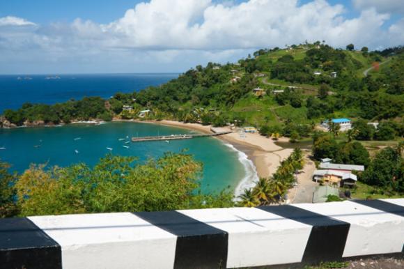 Landschaft der Insel Tobago