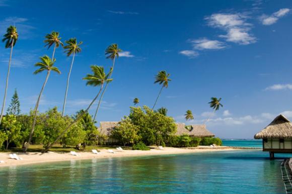 Strand der Seychellen