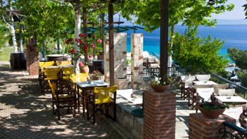Caféterrasse auf Samos