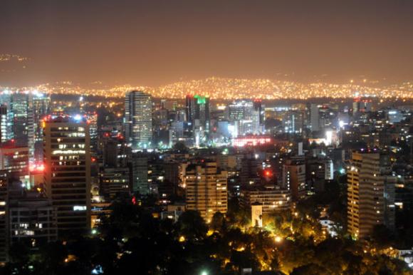 Mexiko-Stadt bei Nacht Mexiko-Stadt