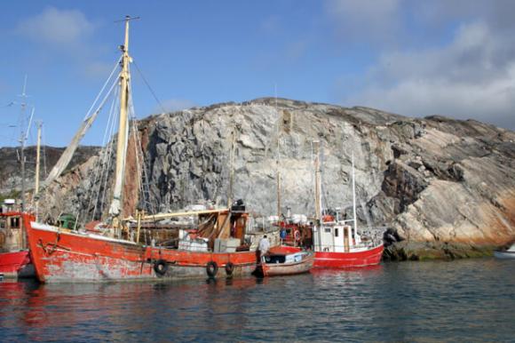 Fischerboote, Grönland