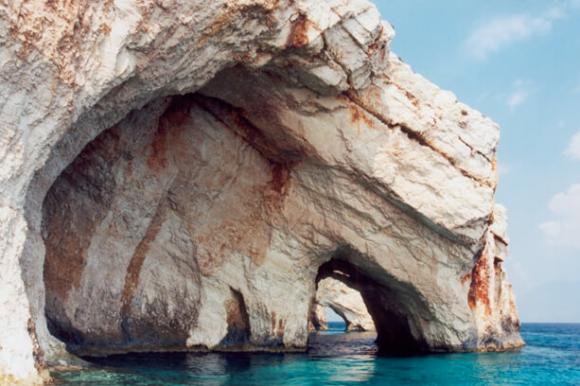 Blaue Grotten bei Kap Skinari – Zakynthos