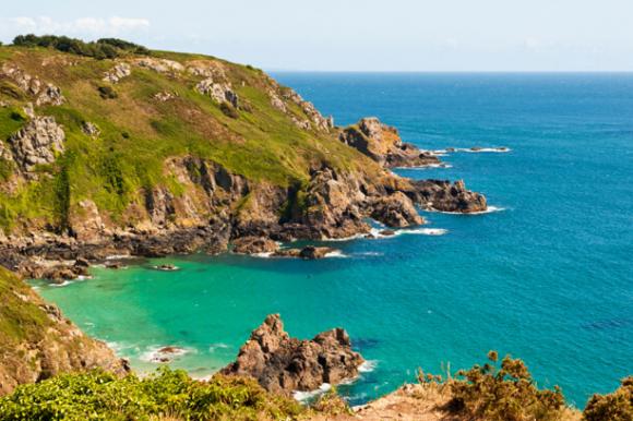 Küstenlandschaft von Guernsey - Vereinigtes Königreich